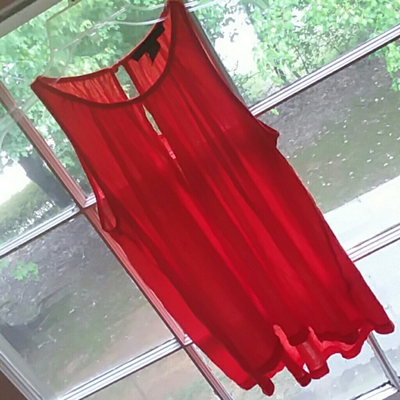 🔥FLASH SALE🔥Kenneth Cole orange tank - Picture 2 of 3